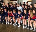 'Santiaguina' de Sergio Ramos a
las chicas de España en Las Rozas