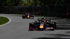 Gasly y Verstappen, Red Bull RB15. Canad&aacute;, F1 2019. 