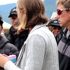 El encuentro de Riveros con su principal adversaria en Pucón