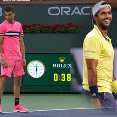 Verdasco anotó el punto más raro y lento de la historia tenis