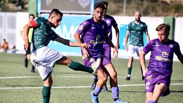 El Guijuelo se impuso por la mínima al Palencia Cristo Atlético.