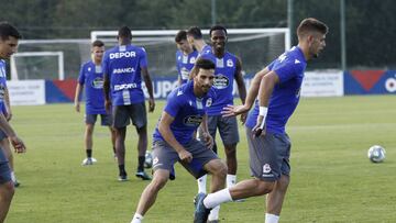 16/09/2019, ENTRENAMIENTO DEPORTIVO DE LA CORU&Atilde;A. ENEKO BOVEDA