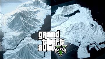 El mapa GTA 5, impreso en 3D por un artista: Los Santos con todo detalle
