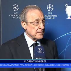 Florentino Pérez: "Hoy no existe Mbappé, es la fiesta del Real Madrid y de sus jugadores"