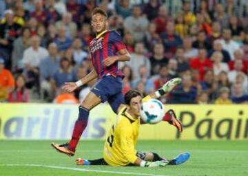 Barcelona-Valladolid. Neymar y Mariño.