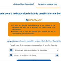 Bono Electricidad 160 soles para recibo de luz: ¿cómo consultar si soy beneficiario en Osinergmin?
