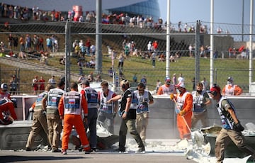Las imágenes del accidente en Sochi que acabó con la carrera de F2