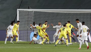 Bruno Soriano, Casemiro, Iborra y Sergio Ramos.