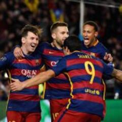 La MSN ha marcado más goles en 2015 que todo el Real Madrid