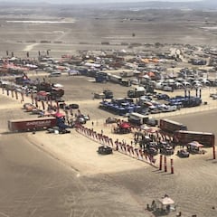 La segunda etapa del Dakar desde el aire