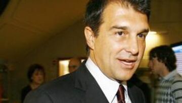 <b>EL TRASPASO DEL VERANO.</b> Laporta asegura que nunca se planteó traspasar a Etoo.