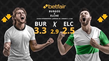 Burgos CF vs. Elche CF: horario, dónde ver, pronósticos y clasificación