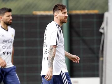 Barcelona 06 Junio 2018, Espa&Atilde;&plusmn;a
 Entrenamiento de la Seleccion Argentina en el predio del Barcelona, Joan Gamper.
 
 Foto Ortiz Gustavo
 