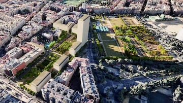 ‘Parque Metro Cuatro Caminos’, el nuevo pulmón verde de Madrid