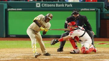 The Phillies lead the Padres 2-1 with two more games to play at Citizens Bank Park. The winner proceeds to the world series