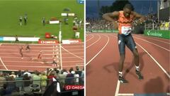 Lyles hace mejor marca mundial (19'69) y lo celebra con bailecito