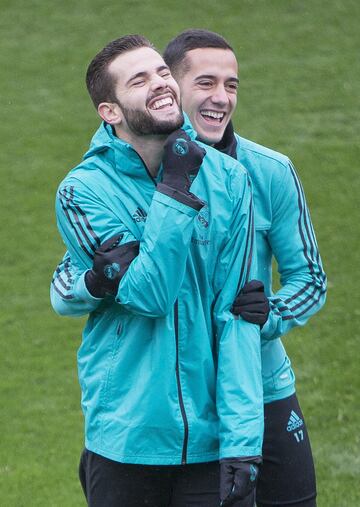 Nacho y Lucas Vázquez.