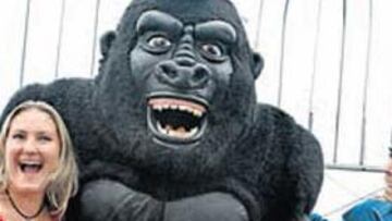 <b>KING KONG. </b>El sorteo, un show en el Empire State al que acudieron Nadia Petrova y Fernando González.