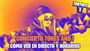 Concierto de Tones and I en Fortnite (Onda Musical): hora y cómo ver en online