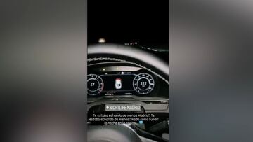 Se graba por Madrid a 230 km/h y lo publica en Instagram