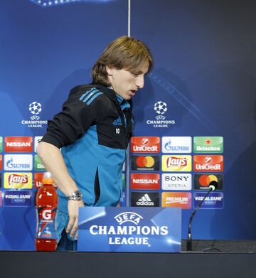 Rueda de prensa de Zidane y Modric.