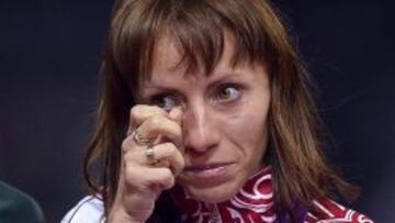 Marija Savinova, oro olímpico en 800 metros en en Londres 2012, se una de las atletas señaladas por los reportajes de la ARD.