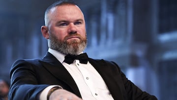This handout picture made available by the Dubai Globe Soccer Awards shows British soccer star Wayne Rooney at the 2022 Globe Soccer Awards in the Gulf emirate of Dubai on November 17, 2022. (Photo by Fabio Ferrari/LaPresse / Dubai Globe Soccer Awards / AFP) / === RESTRICTED TO EDITORIAL USE - MANDATORY CREDIT "AFP PHOTO / HO / Dubai Globe Soccer Awards" - NO MARKETING NO ADVERTISING CAMPAIGNS - DISTRIBUTED AS A SERVICE TO CLIENTS ===