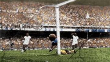 Este gol de Ghiggia valió el Mundial de 1950.