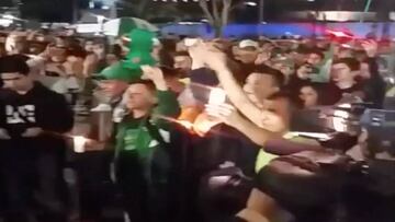 El cántico de los hinchas de Atlético Nacional a 'La Chape'