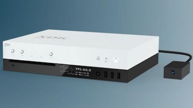 Se muestra el dev kit de Project Scorpio