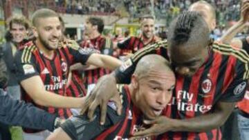 De Jong celebra su gol ante el Inter.