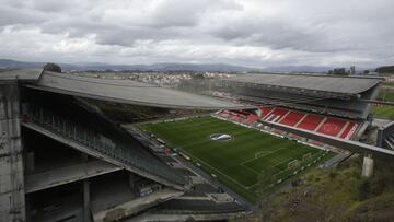 La Policía portuguesa registra el estadio del Braga tras denuncia anónima