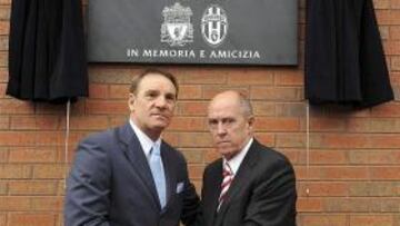 La Juve y el Liverpool recuerdan a las víctimas de Heysel