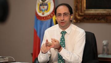 José Manuel Restrepo, ministro de Hacienda.