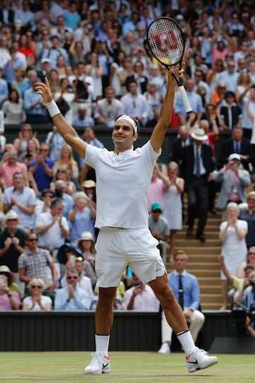 Federer hace historia: levanta su octavo Wimbledon