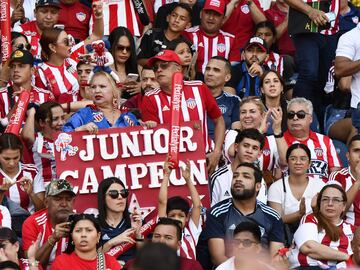 Partido de ida de la gran final de la Liga BetPlay 2023-II entre Junior y Medellín disputado en el estadio Metropolitano de Barranquilla.