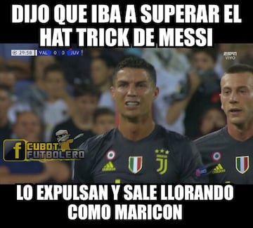 Los memes se muestran confundidos ante la expulsión de CR7