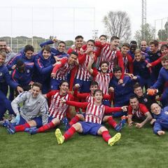 El Atlético juvenil ya es campeón de su grupo liguero