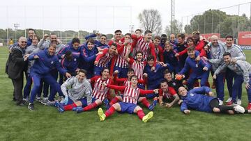 El Atlético juvenil ya es campeón de su grupo liguero