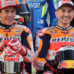 Márquez y Lorenzo quieren "el Mundial por equipos" en Cheste