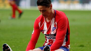 Torres, en un partido con el Atl&eacute;tico de Madrid en la 2017-18.