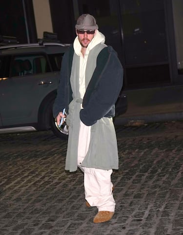 Justin Bieber visto el 5 de febrero de 2025 en la ciudad de Nueva York.