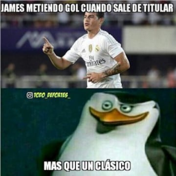 Granada-Real Madrid: Los memes de Morata, James y Benzema