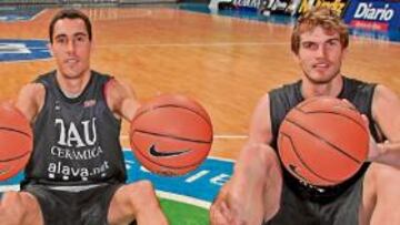 <b>UN DÚO LETAL. </b>Pablo Prigioni y Tiago Splitter siguen siendo la base del proyecto baskonista.