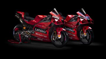 Las Ducati de Bagnaia y Miller.