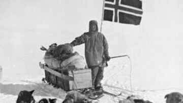 <b>LOS NORUEGOS. </b>Amundsen planeó la expedición con perros, que fueron sacrificando para dar de comer al resto. Hoy, los perros están prohibidos en la Antártida.