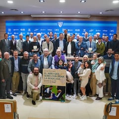 ‘El niño que soñó con pisar La Rosaleda’ reúne a las viejas glorias del Málaga