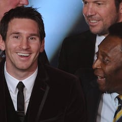 Pelé no gana para sustos: Messi ya está a 17 goles de su récord