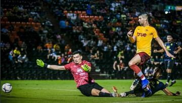 El atacante salvadore&ntilde;o firm&oacute; su primer tanto con su nuevo club en Tailandia. S&oacute;lo pasaron 3 partidos de pretemporada para que anotara.