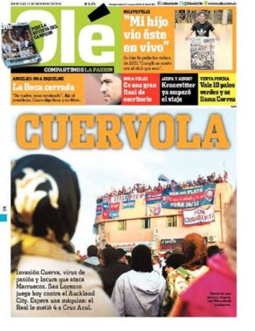 Portadas de la prensa deportiva